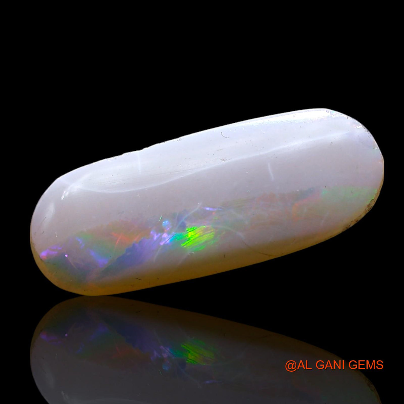 3.00 Cts Natural Australian Fire Opal Loose Gemstone Oval Cabochon 20x8x3 mm AF-306