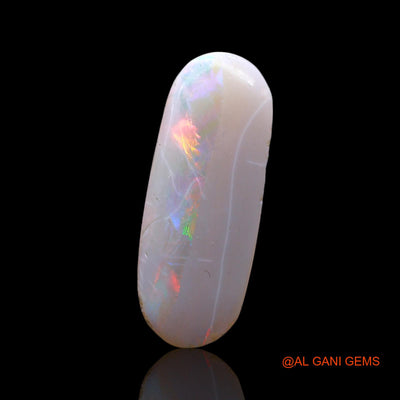 3.00 Cts Natural Australian Fire Opal Loose Gemstone Oval Cabochon 20x8x3 mm AF-306