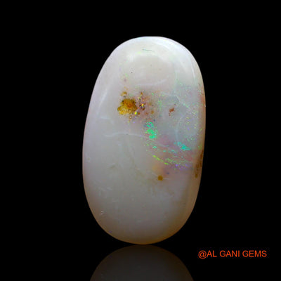 4.00 Cts Unheated Australian Fire Opal Loose Gemstone Oval Cabochon Natural 18x10x3 mm AF-307