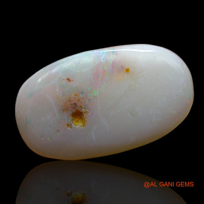 4.00 Cts Unheated Australian Fire Opal Loose Gemstone Oval Cabochon Natural 18x10x3 mm AF-307
