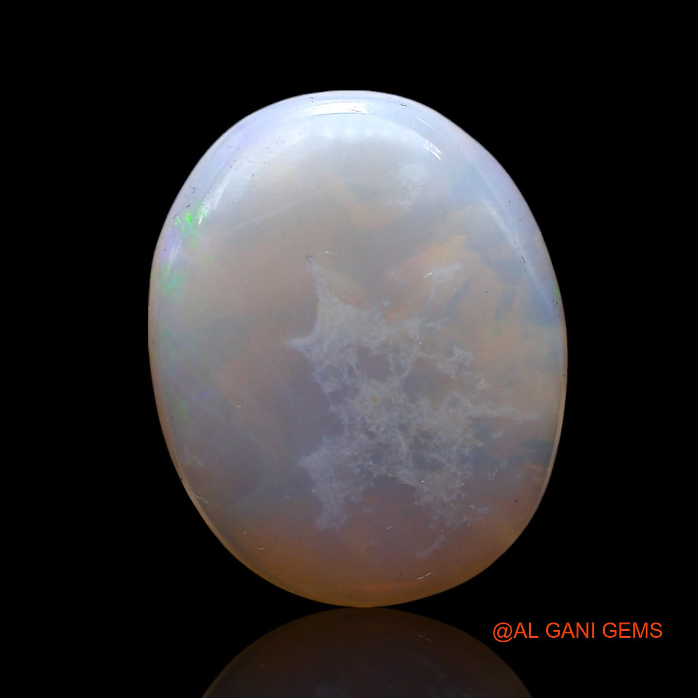 6.00 Cts Natural Australian Fire Opal Loose Gemstone Oval Cabochon 17x14x4 mm AF-308