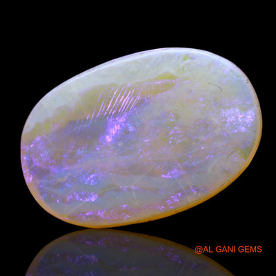 5.00 Cts Natural Australian Fire Opal Loose Gemstone Oval Cabochon 17x12x3 mm AF-309