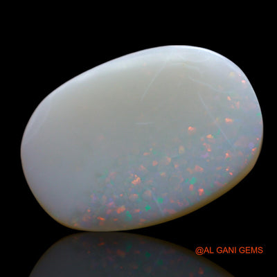 5.00 Cts Natural Australian Fire Opal Loose Gemstone Oval Cabochon 20x14x2 mm AF-30