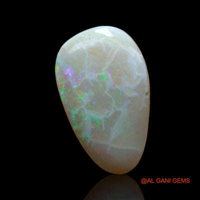 4.00 Cts Natural Australian Fire Opal Loose Gemstone Pear Cabochon 17x10x4 mm AF-310
