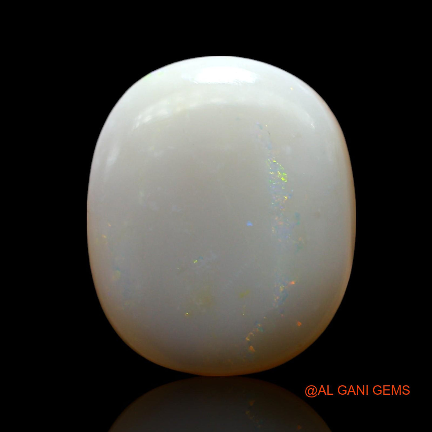 Natural Untreated Fire Opal Loose Gemstone Oval Cabochon From Australia 7.00 Cts 16x13x4 mm AF-311