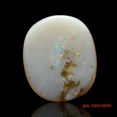 Natural Untreated Fire Opal Loose Gemstone Oval Cabochon From Australia 7.00 Cts 16x13x4 mm AF-311