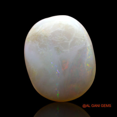 5.00 Cts Unheated Australian Fire Opal Loose Gemstone Oval Cabochon Natural 15x12x4 mm AF-314