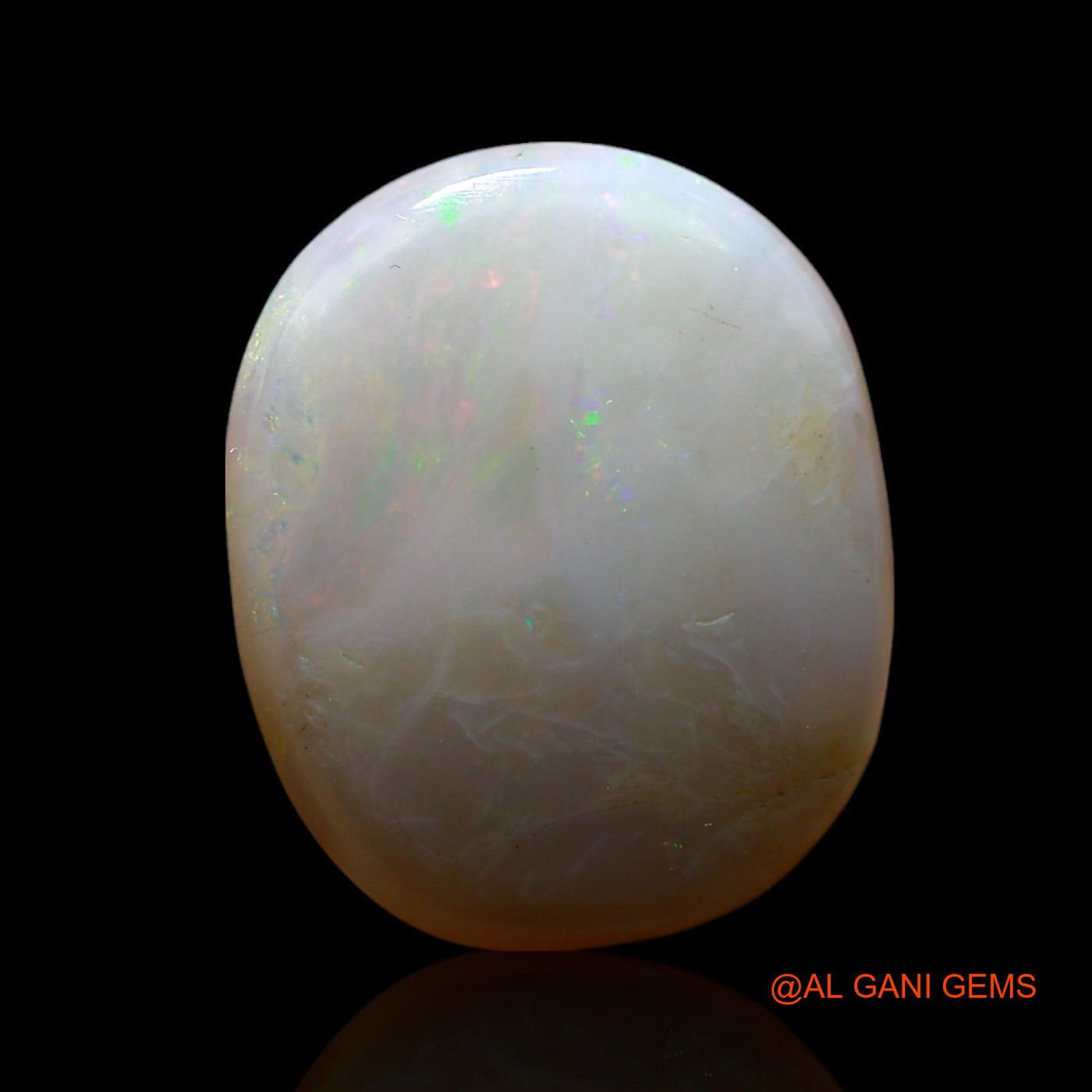 5.00 Cts Unheated Australian Fire Opal Loose Gemstone Oval Cabochon Natural 15x12x4 mm AF-314