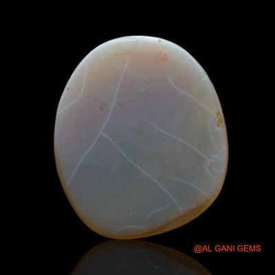Natural Fire Opal Gemstone 3.00 Cts Loose Fancy Cabochon From Australia 16x13x2 mm AF-316