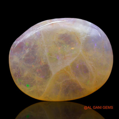 5.00 Cts Natural Australian Fire Opal Loose Gemstone Oval Cabochon 16x12x3 mm AF-317