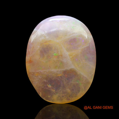 5.00 Cts Natural Australian Fire Opal Loose Gemstone Oval Cabochon 16x12x3 mm AF-317