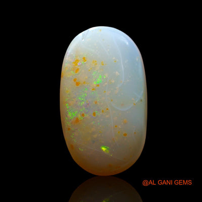 4.00 Cts Unheated Australian Fire Opal Loose Gemstone Oval Cabochon Natural 17x10x4 mm AF-319