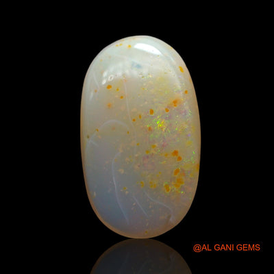 4.00 Cts Unheated Australian Fire Opal Loose Gemstone Oval Cabochon Natural 17x10x4 mm AF-319