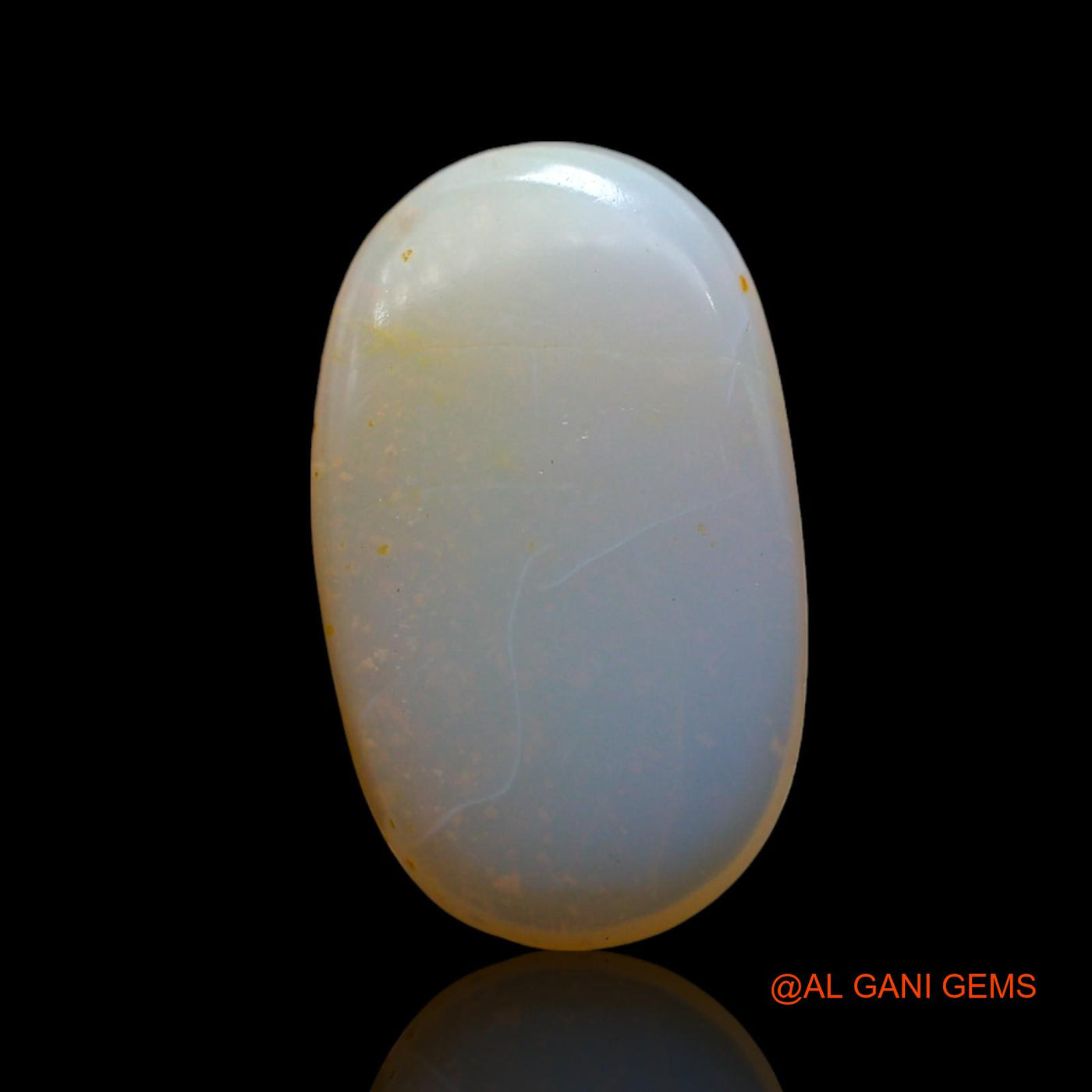 4.00 Cts Unheated Australian Fire Opal Loose Gemstone Oval Cabochon Natural 17x10x4 mm AF-319