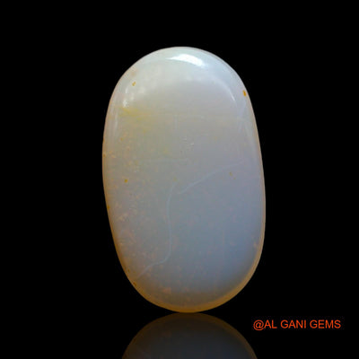 4.00 Cts Unheated Australian Fire Opal Loose Gemstone Oval Cabochon Natural 17x10x4 mm AF-319