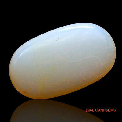 4.00 Cts Unheated Australian Fire Opal Loose Gemstone Oval Cabochon Natural 17x10x4 mm AF-319