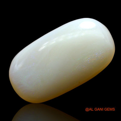 10.00 Cts Unheated Australian Fire Opal Loose Gemstone Oval Cabochon Natural 20x11x5 mm AF-31