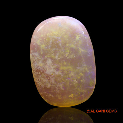 3.00 Cts Natural Australian Fire Opal Loose Gemstone Oval Cabochon 16x11x3 mm AF-320
