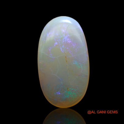 Natural Untreated Fire Opal Loose Gemstone Oval Cabochon From Australia 4.00 Cts 17x9x3 mm AF-321