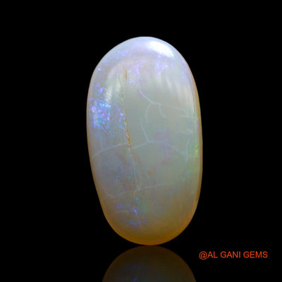 Natural Untreated Fire Opal Loose Gemstone Oval Cabochon From Australia 4.00 Cts 17x9x3 mm AF-321