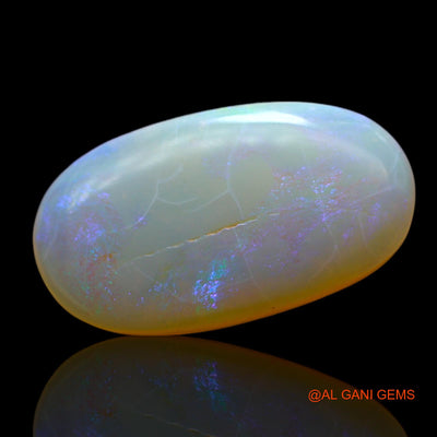 Natural Untreated Fire Opal Loose Gemstone Oval Cabochon From Australia 4.00 Cts 17x9x3 mm AF-321