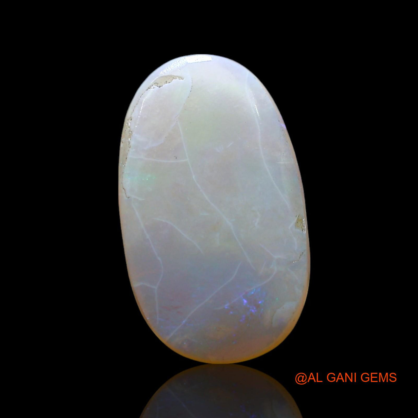 4.00 Cts Natural Australian Fire Opal Oval Cabochon Loose Gemstone For Jewelry 16x9x3 mm AF-322