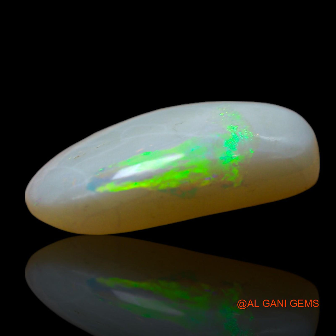 Natural Fire Opal Gemstone 5.00 Cts Loose Oval Cabochon From Australia 17x9x5 mm AF-324