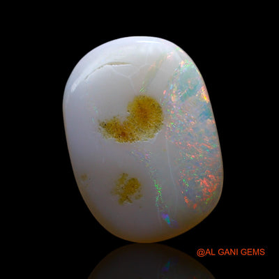 3.00 Cts Natural Australian Fire Opal Oval Cabochon Loose Gemstone For Jewelry 15x11x3 mm AF-325