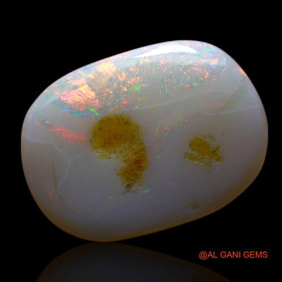 3.00 Cts Natural Australian Fire Opal Oval Cabochon Loose Gemstone For Jewelry 15x11x3 mm AF-325