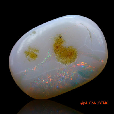 3.00 Cts Natural Australian Fire Opal Oval Cabochon Loose Gemstone For Jewelry 15x11x3 mm AF-325