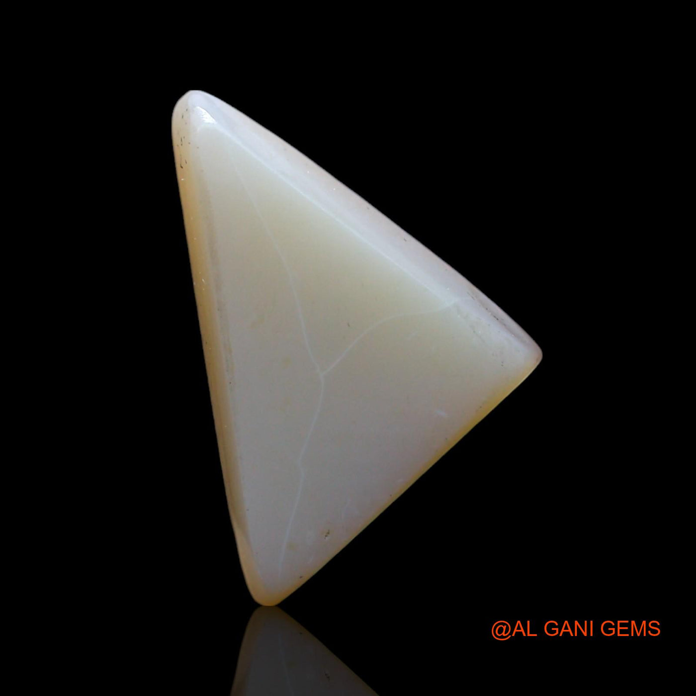 3.00 Cts Natural Australian Fire Opal Trillion Cabochon Loose Gemstone For Jewelry 16x10x4 mm AF-326