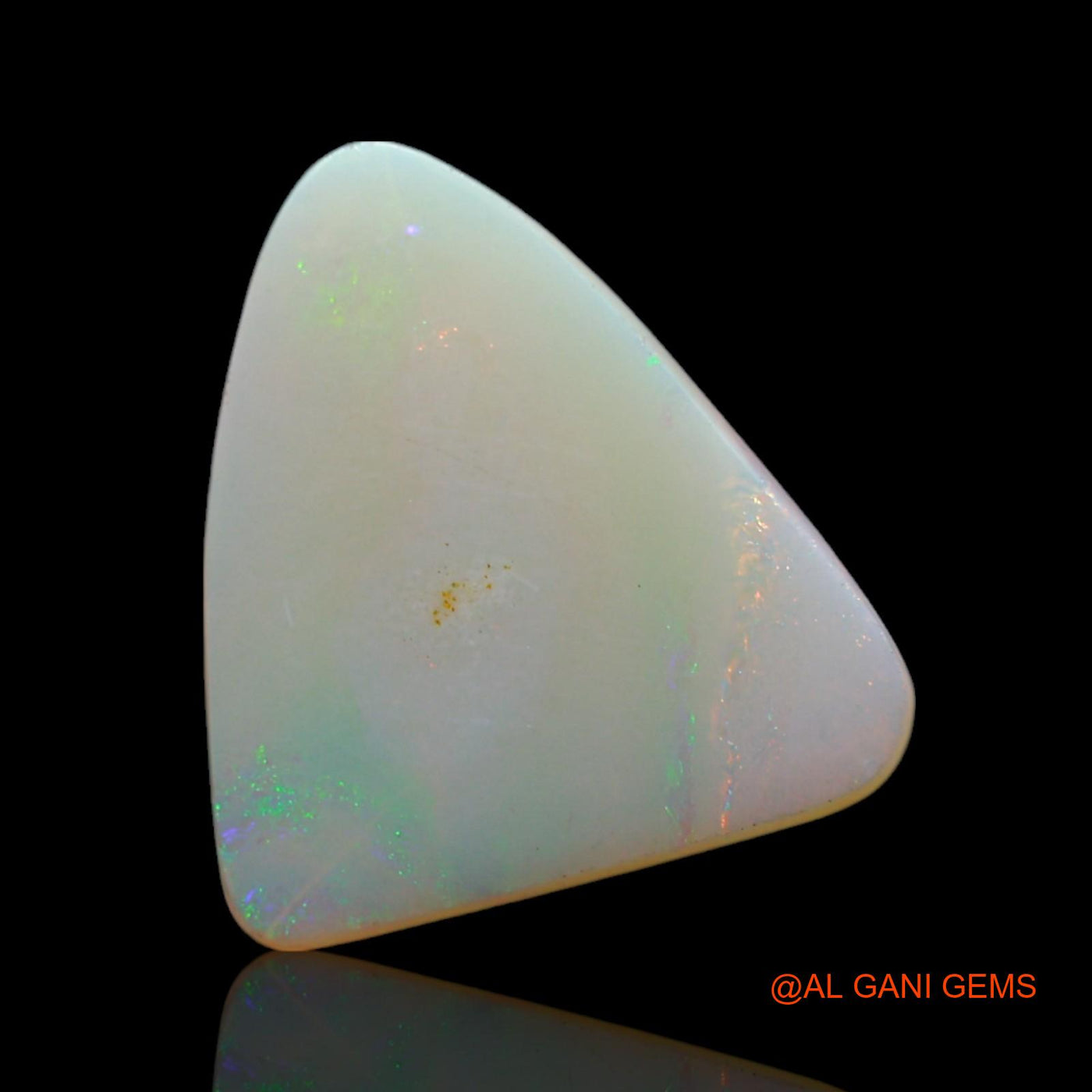 2.00 Cts Natural Australian Fire Opal Loose Gemstone Trillion Cabochon 13x12x2 mm AF-327