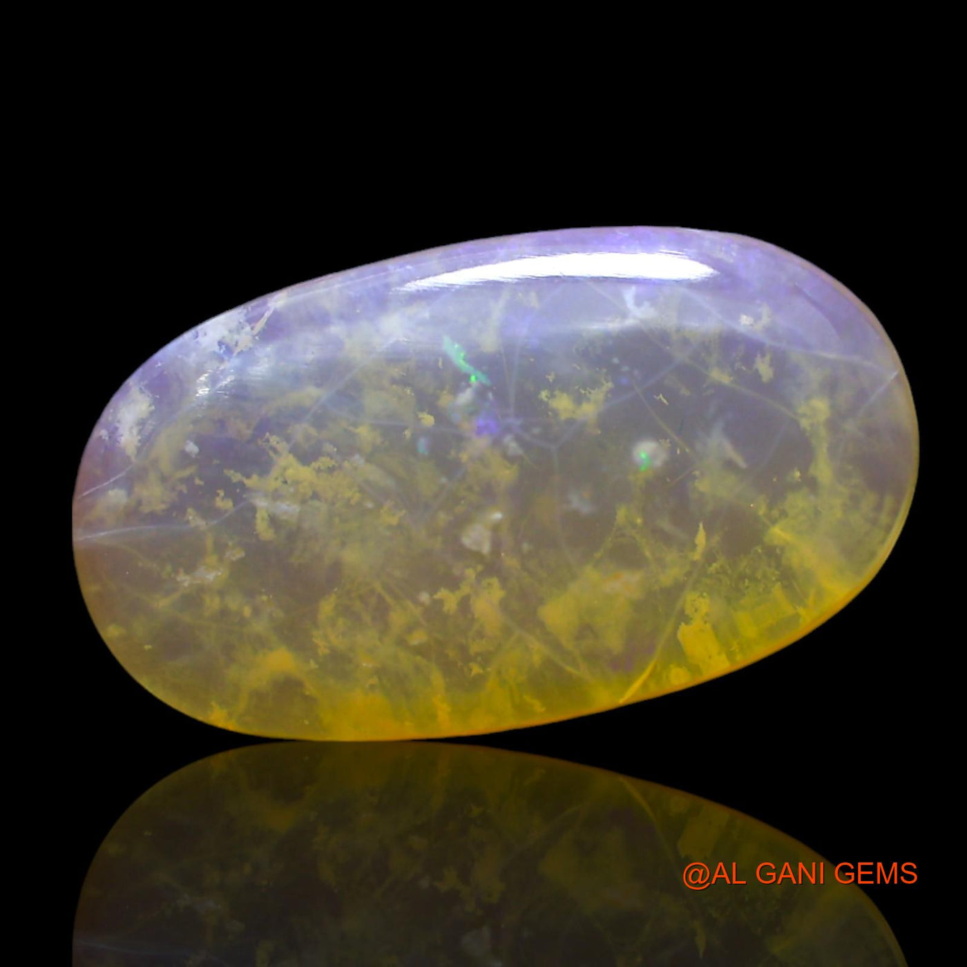 4.00 Cts Natural Australian Fire Opal Loose Gemstone Oval Cabochon 17x9x3 mm AF-328