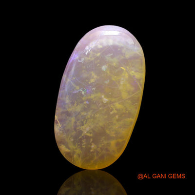 4.00 Cts Natural Australian Fire Opal Loose Gemstone Oval Cabochon 17x9x3 mm AF-328