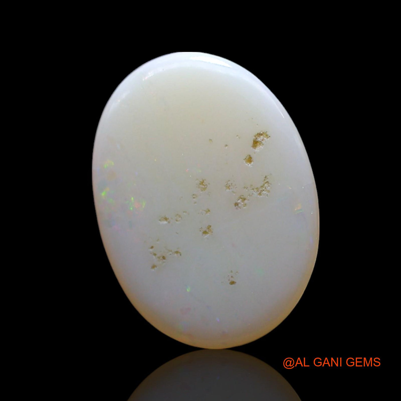 3.00 Cts Natural Australian Fire Opal Loose Gemstone Oval Cabochon 15x11x3 mm AF-329