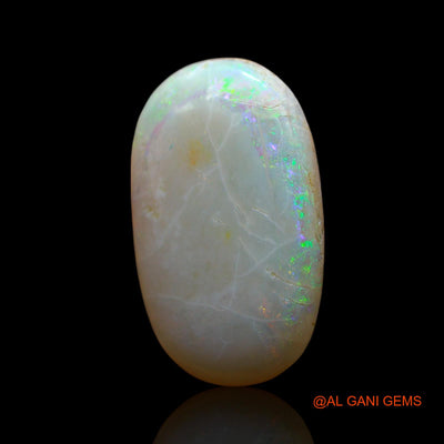 8.00 Cts Natural Australian Fire Opal Oval Cabochon Loose Gemstone For Jewelry 21x12x4 mm AF-32