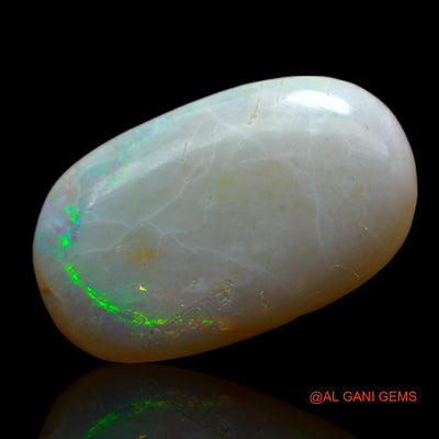 8.00 Cts Natural Australian Fire Opal Oval Cabochon Loose Gemstone For Jewelry 21x12x4 mm AF-32