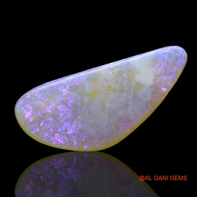2.00 Cts Natural Australian Fire Opal Loose Gemstone Fancy Cabochon 17x7x2 mm AF-330