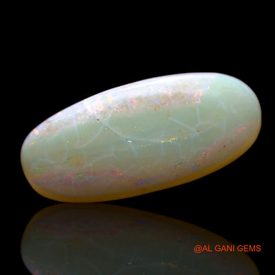 3.00 Cts Natural Australian Fire Opal Loose Gemstone Oval Cabochon 17x7x3 mm AF-331