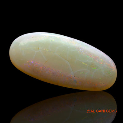 3.00 Cts Natural Australian Fire Opal Loose Gemstone Oval Cabochon 17x7x3 mm AF-331