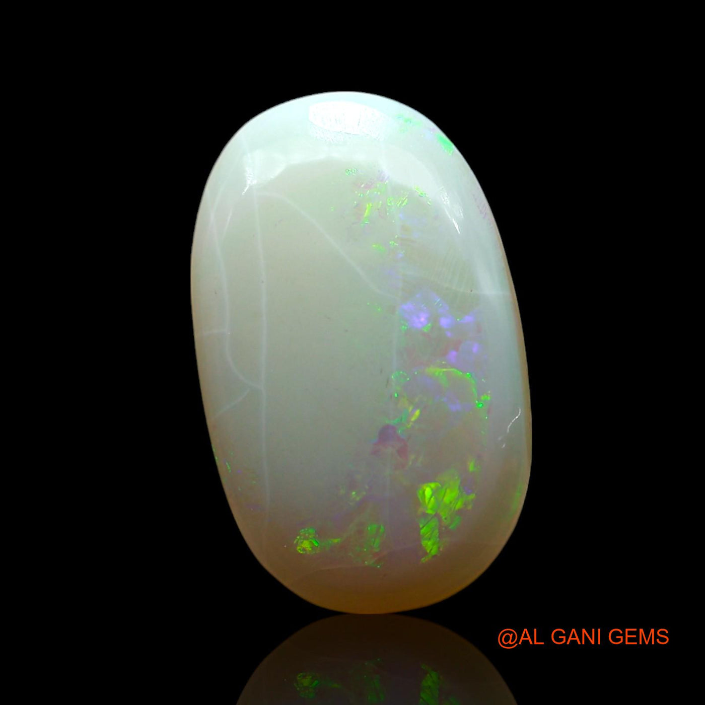 3.00 Cts Natural Australian Fire Opal Oval Cabochon Loose Gemstone For Jewelry 15x9x3 mm AF-333