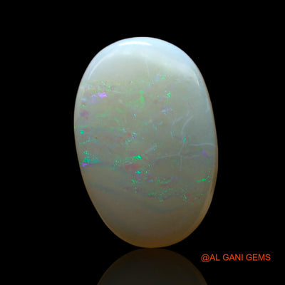 2.00 Cts Unheated Australian Fire Opal Loose Gemstone Oval Cabochon Natural 14x9x2 mm AF-334