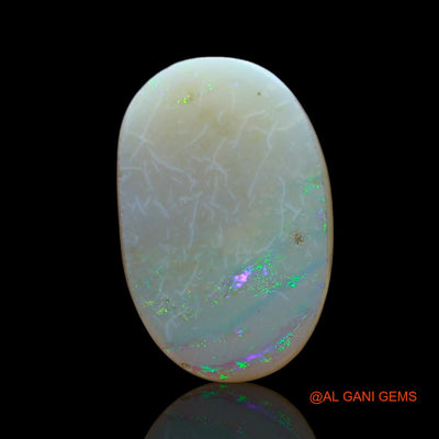 2.00 Cts Unheated Australian Fire Opal Loose Gemstone Oval Cabochon Natural 14x9x2 mm AF-334