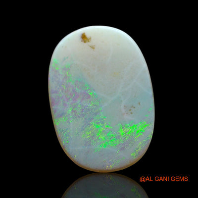 Natural Untreated Fire Opal Loose Gemstone Oval Cabochon From Australia 2.00 Cts 14x9x1 mm AF-335