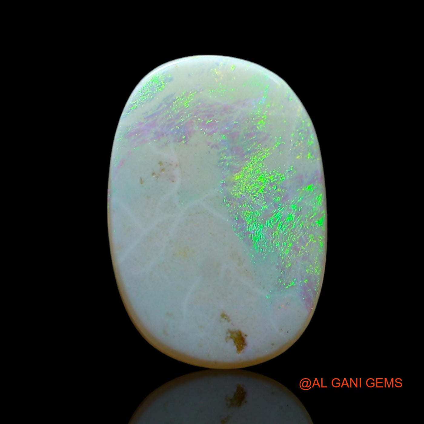 Natural Untreated Fire Opal Loose Gemstone Oval Cabochon From Australia 2.00 Cts 14x9x1 mm AF-335