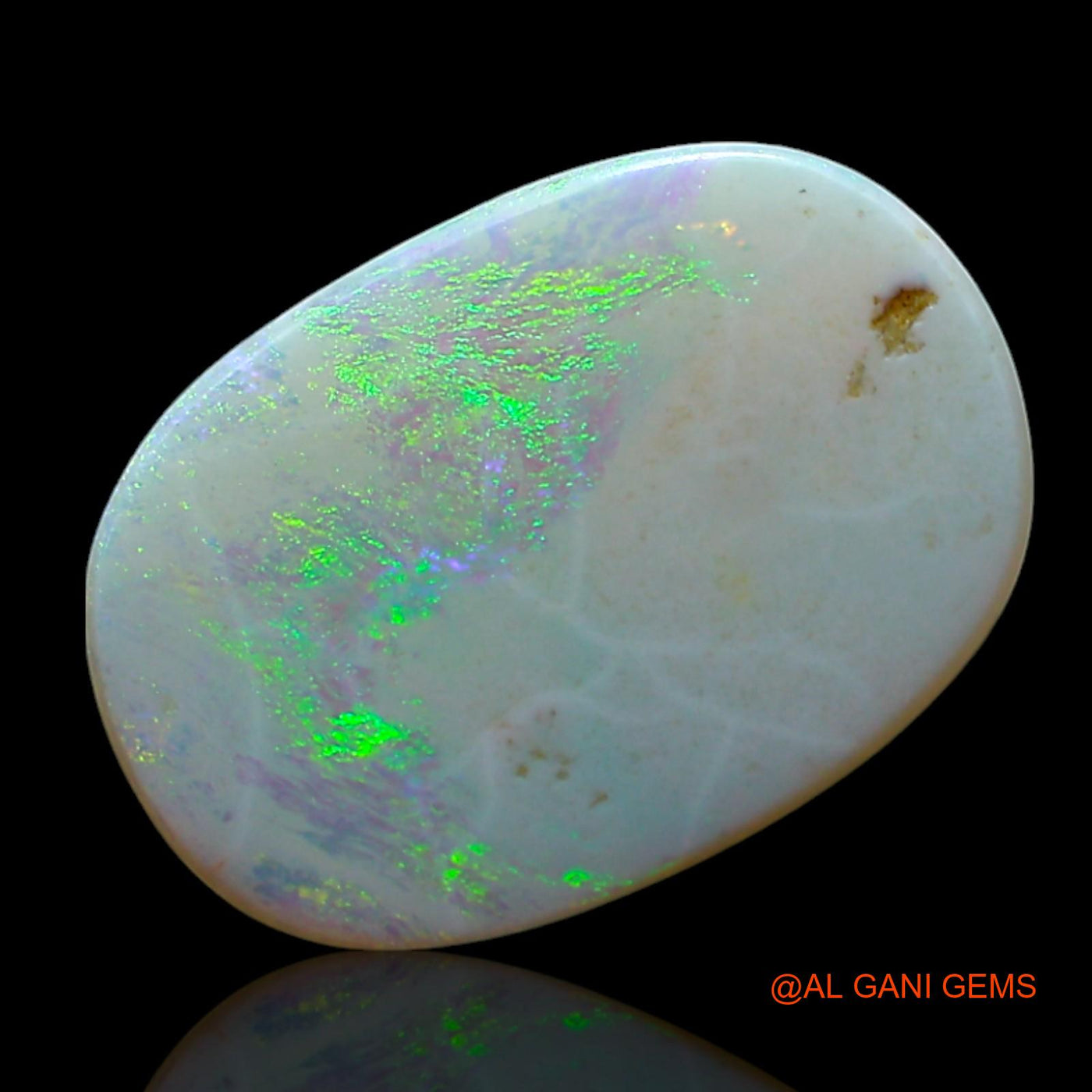 Natural Untreated Fire Opal Loose Gemstone Oval Cabochon From Australia 2.00 Cts 14x9x1 mm AF-335