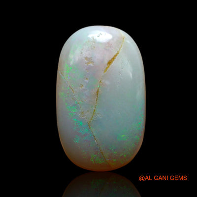 10.00 Cts Natural Australian Fire Opal Oval Cabochon Loose Gemstone For Jewelry 19x12x6 mm AF-33