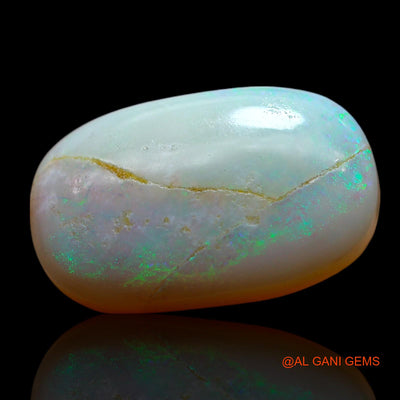 10.00 Cts Natural Australian Fire Opal Oval Cabochon Loose Gemstone For Jewelry 19x12x6 mm AF-33