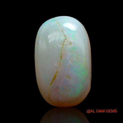 10.00 Cts Natural Australian Fire Opal Oval Cabochon Loose Gemstone For Jewelry 19x12x6 mm AF-33