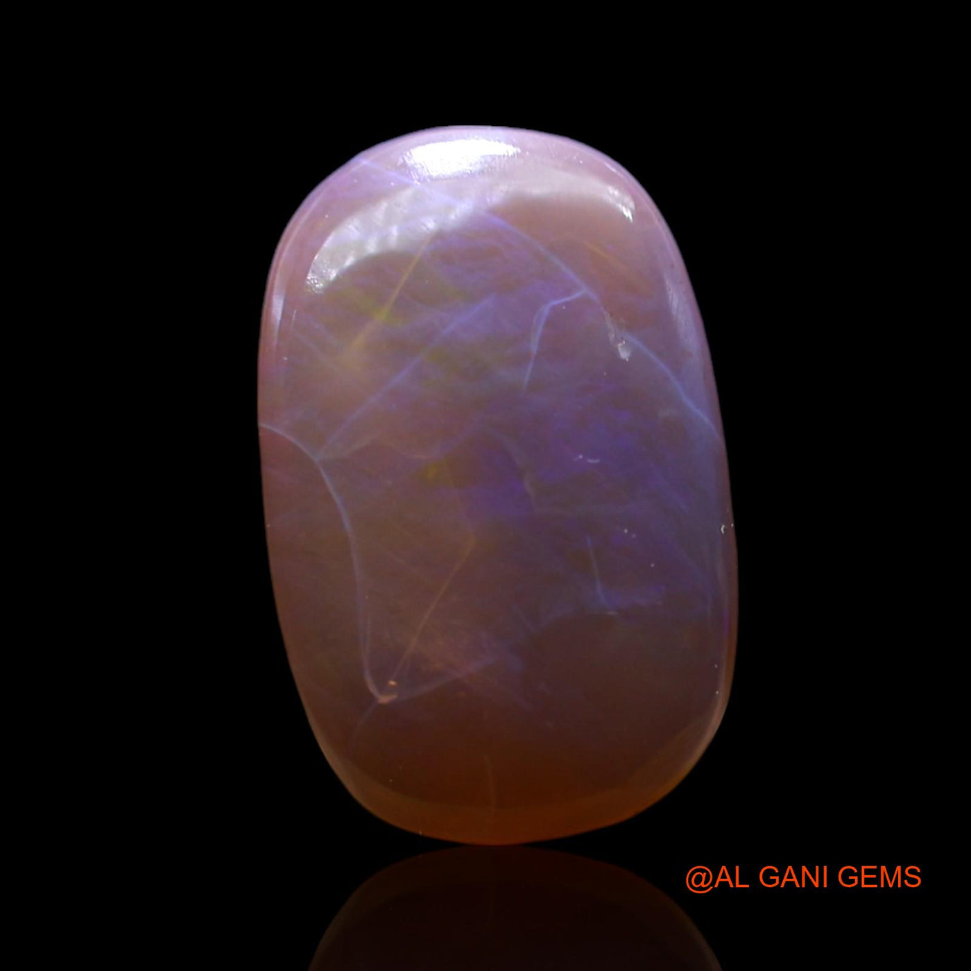Natural Untreated Fire Opal Loose Gemstone Oval Cabochon From Australia 3.00 Cts 15x9x3 mm AF-340